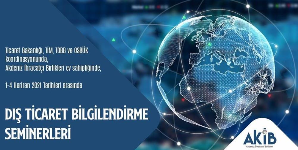 ANAMUR TİCARET VE SANAYİ ODASI DIŞ TİCARET BİLGİLENDİRME SEMİNERİNİN ÜYELERİMİZE DUYURULMASI HAKKINDA