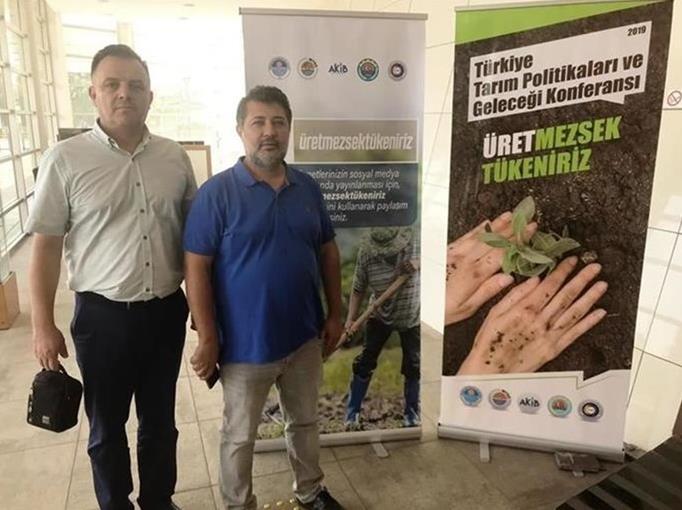 Vice Chairman of the Board You a.fahret Board Member Adam Ozturk and Sener Turkey Agricultural Policy and joined the Future Conference